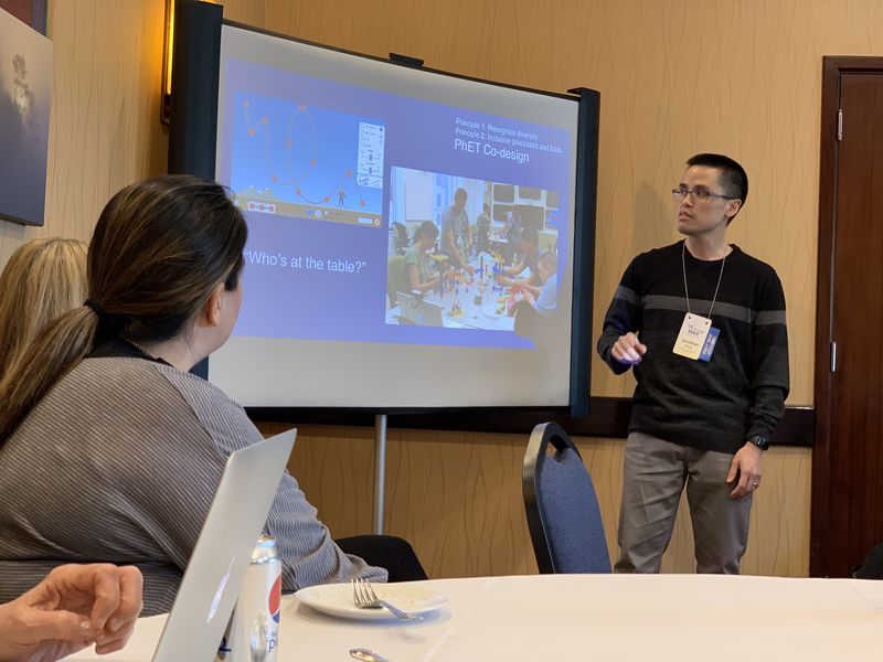 Jonathan from the IDRC presenting at the NROC Member Meeting.